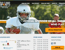 Tablet Screenshot of playitagainsportsfredericksburg.com